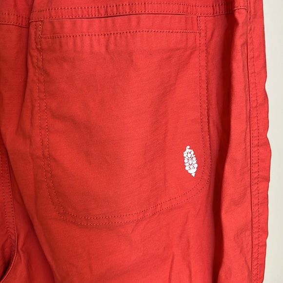 Free People Movement Red Elastic Waist Cargo Pants- M - Picture 5 of 8